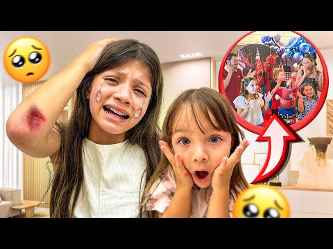 ★ MY LITTLE SISTER ISA GOT HURT AT GABRIEL'S BIRTHDAY PARTY ★ ISADORA MASUDINHA ★