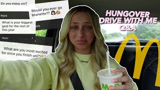 come with me to get a hungover mcdonalds 🥲 q&a life update