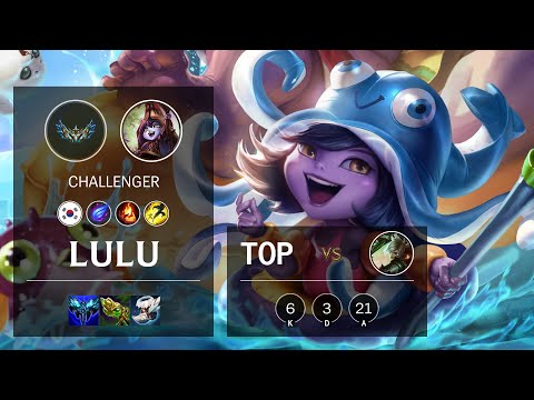 Lulu Top vs Riven - KR Challenger Patch 12.5