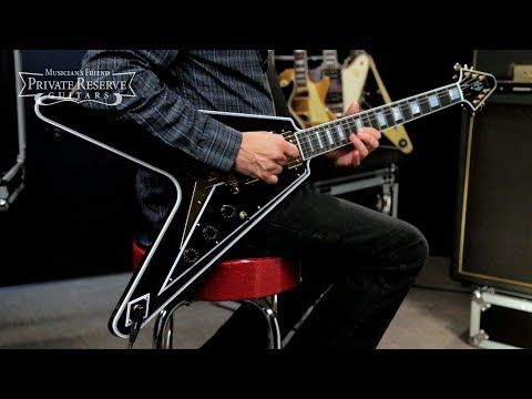 Gibson Custom Shop Flying V Custom Ebony image 11