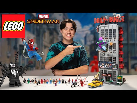 LEGO DAILY BUGLE!!! Best LEGO Marvel Spider-Man Set Ever Created! Set 76178 Speed Build & Review!
