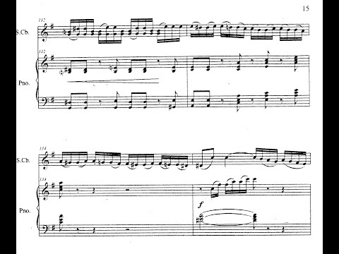 Koussevitzky - Double Bass Concerto {orchestra tuning} (piano accompaniment)