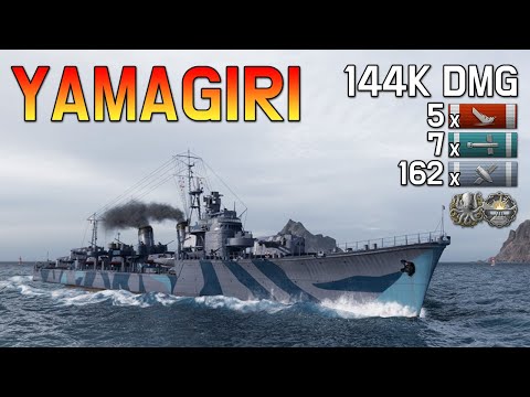 Yamagiri: Super destroyer with good torpedo and good artillery [World of Warships]