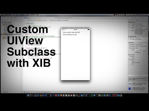 Custom UIView Subclass with XIB