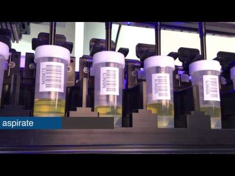 Hamilton Microlab STAR with Integrity Products Pierceable Urine Cups