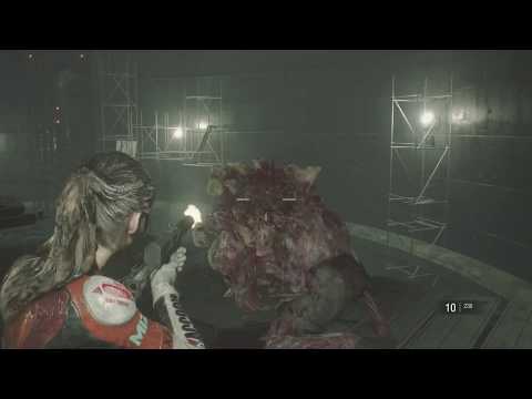 Resident Evil 2 - Gotcha! Trophy Guide - RE2 - Defeat Birkin using the crane only once