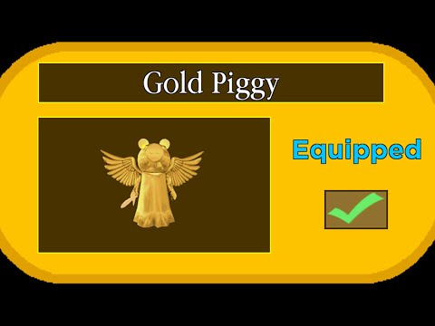 NEW GOLD PIGGY SKIN.. (How to Unlock It) | Roblox Piggy Bloxy Skin