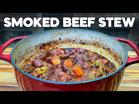 Smoked Chuck Roast Beef and Tomato Stew