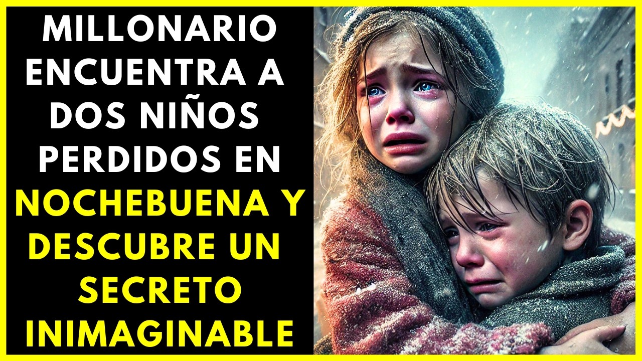 MILLONARIO ENCUENTRA A DOS NIÑOS PERDIDOS EN NOCHEBUENA Y DESCUBRE UN SECRETO INIMAGINABLE