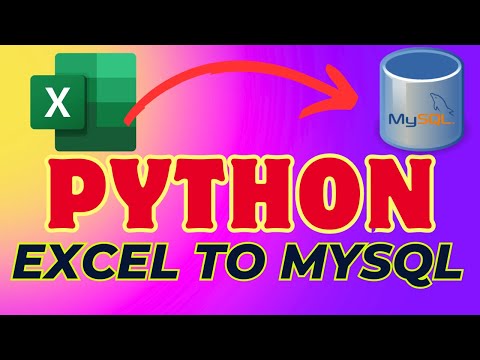 Convert Excel To Mysql Using Python Code