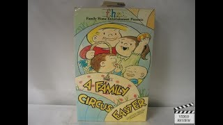 Opening to A Family Circus Easter 1985 VHS