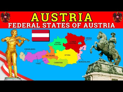 Austria Map Explained 🇦🇹 | 9 Federal States of Austria