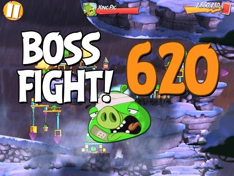 Angry Birds 2 Boss Fight 84! King Pig Level 620 Walkthrough - iOS, Android
