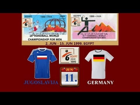 Handball Egypt 1999 Jugoslavija - Germany ex yu ex ju sport