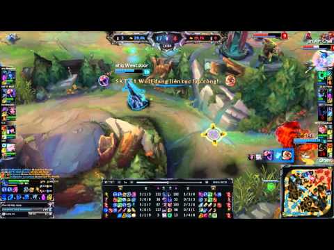 AHQ Westdoor Lissandra top ft. SKT T1 Wolf junger Skarner