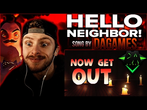 Vapor Reacts #280 | *NEW* HELLO NEIGHBOR SONG 'Get Out' by DAGames REACTION!! THIS IS MY HOUSE!!