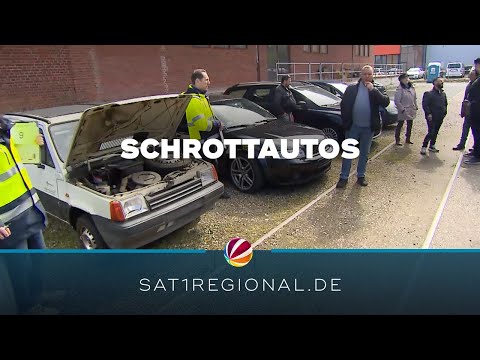 Schrottauto-Versteigerung in Kiel