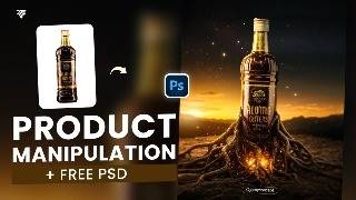 Create a Stunning Energy Drink Product Manipulation in Photoshop + AI (FREE PSD!)