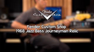 Video thumbnail for Fender Custom Shop 1968 Jazz Bass Journeyman Relic Demo by Music Force Official