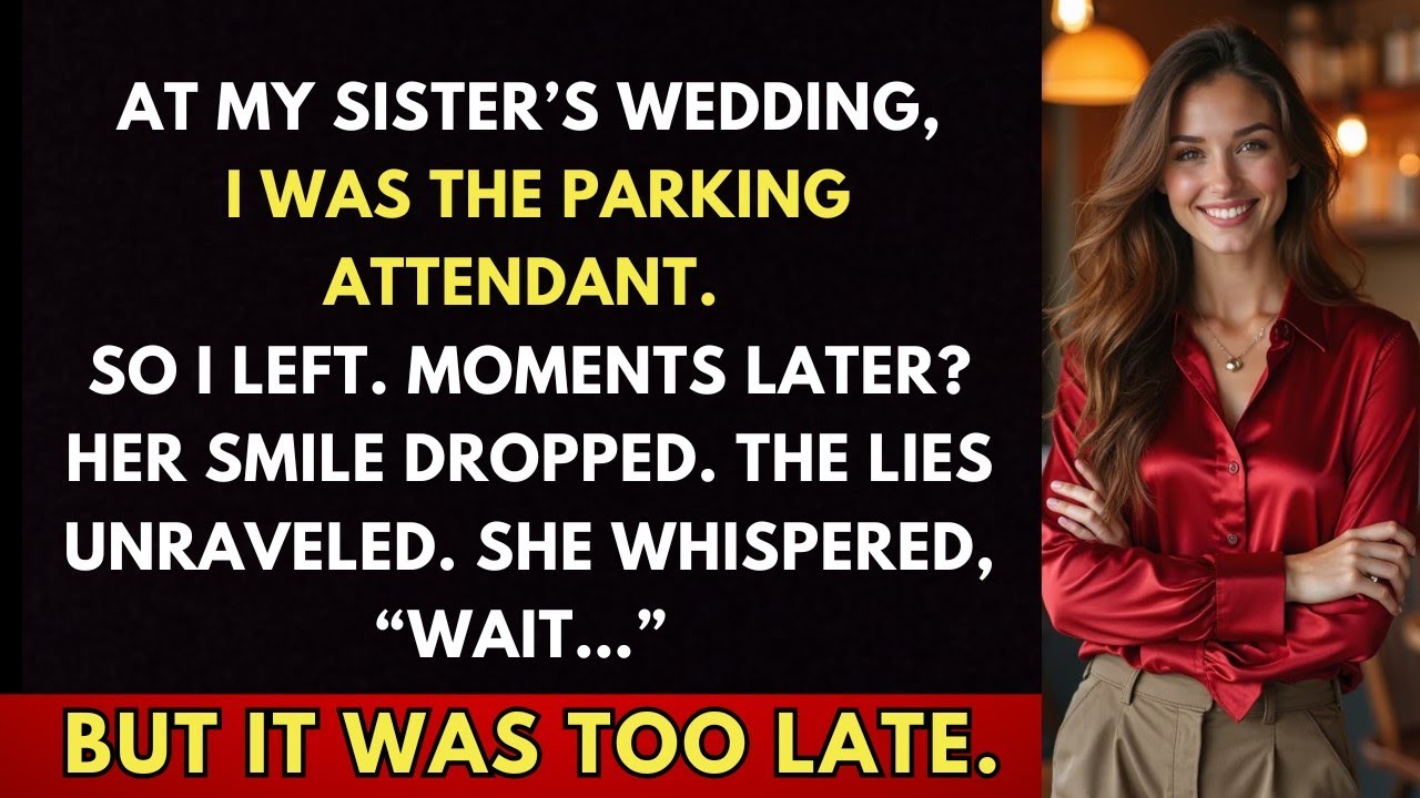 At My Sister’s Wedding, I Was The Parking Attendant. So I Left. What Happened Next Shocked Everyone.