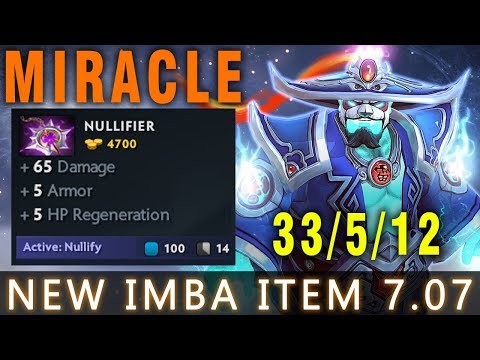 Dota 2 7.07 - Miracle- Storm Spirit 33 Kills with New Imba Item - Dueling Fates
