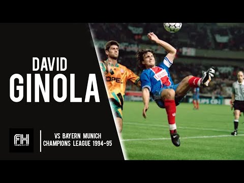 David Ginola ● Skills ● PSG 2-0 Bayern Munich ● Champions League 1994-95
