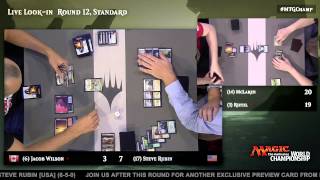 2015 Magic World Championship Round 12 (Standard): Shaun McLaren vs. Paul Rietzl