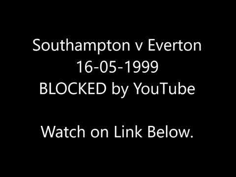 Southampton v Everton 16-05-1999