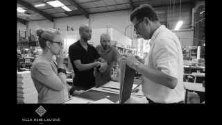 impression menu restaurant - Lalique & atelier Forest