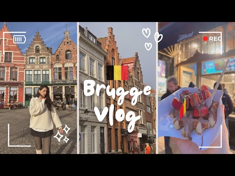 🇧🇪 BRUGGE VLOG | Belçika’nın En romantik Şehri, Dolu Dolu 1 Gün
