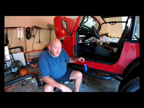 Jeep CJ7 Update 27 - Jeep CJ7 Side Steps Install