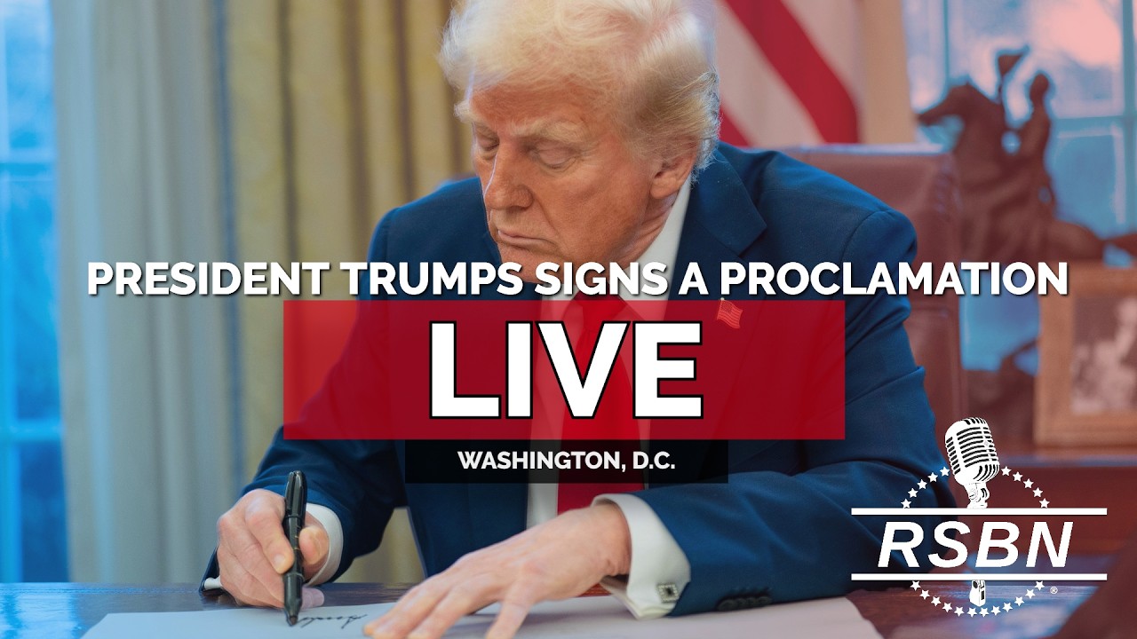 LIVE: President Trump Signs a Proclamation in the Oval Office - 05/05/26