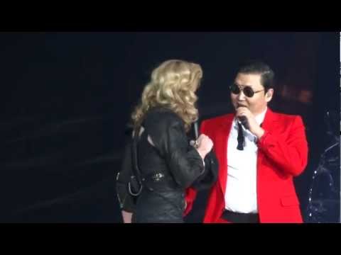 Madonna And Psy - MDNA Give It 2 Me / Gangnam Style / Music - Madison Square Garden