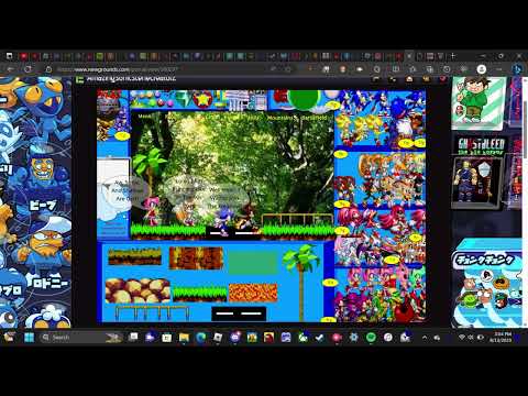We Are Creating Scenes At The Amazing Sonic Scene Creator 2