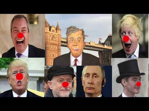 Irony Mask (11) Nigel Farage, Boris Johnson & DD. Brexit/Trump, Satire