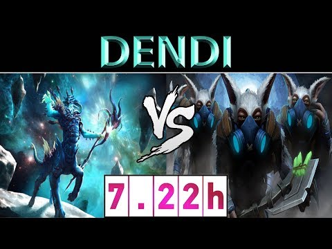 Dendi [Leshrac] vs [Meepo] ► EU Ranked ► Dota 2 7.22h
