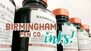 Birmingham Pen Co. Unboxing and Ink Swatching - Fountain Pen Ink