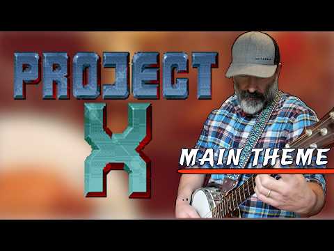 Amiga - Project X - Main Theme on acoustic instruments (banjo, mandolin, accordion, ubass..)