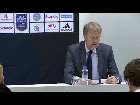 Presskonferensen efter IFK Göteborg - Malmö FF