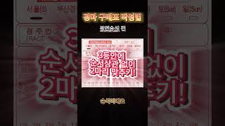 [마권연구소] 경마 초보를 위한 마권 구매 가이드 (복연승식 편)