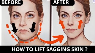 🛑 LIFT SAGGING SKIN EXERCISE, JOWLS, LAUGH LINES | NON-SURGICAL FACELIFT, FOREHEAD LINES, ANTI-AGING