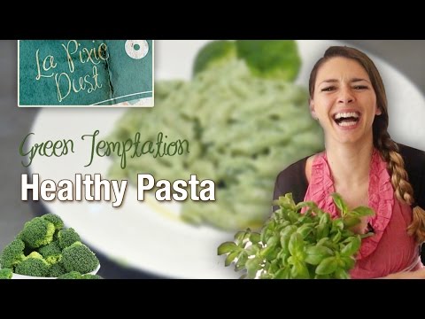 Green Temptation - A Healthy Italian Pasta Recipe - Spinach Kale & Broccoli