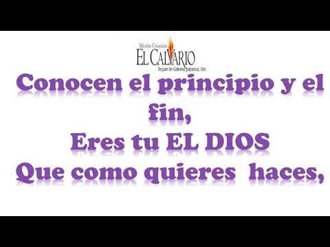 ERES MI DIOS LETRA Y VOZ
