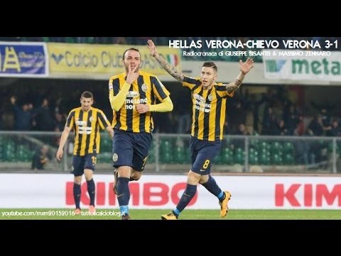 VERONA-CHIEVO 3-1 - Radiocronaca di Giuseppe Bisantis & Massimo Zennaro (20/2/2016) da Rai Radio 1