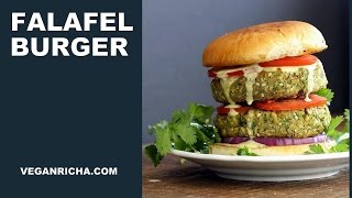 Easy Falafel Burger - VeganRicha.com