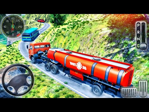 Cargo Oil Tanker Truck Driving Simulator 2020 - Offroad Transporter Mountain - Android GamePlay