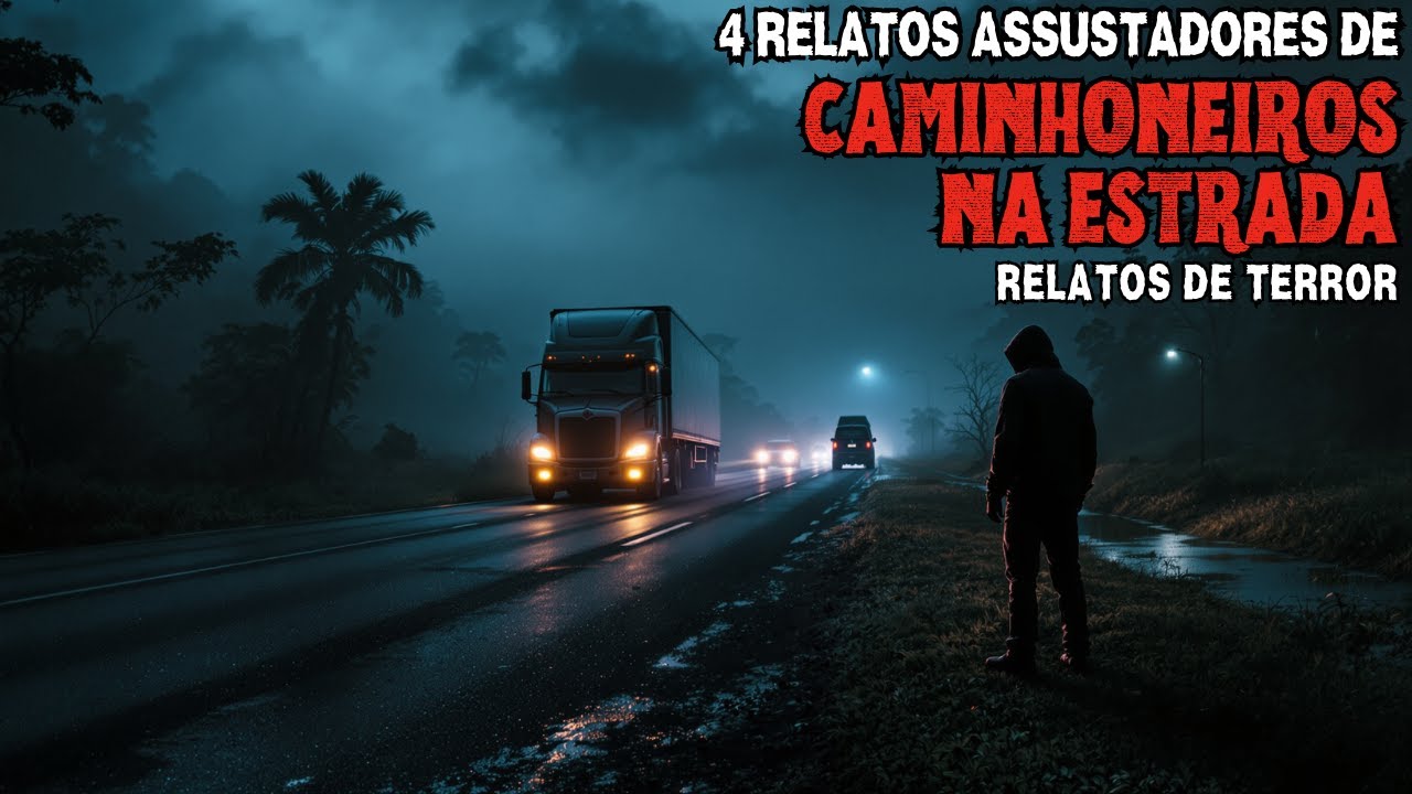 4 RELATOS ASSUSTADORES DE CAMINHONEIROS NA ESTRADA | RELATOS DE TERROR