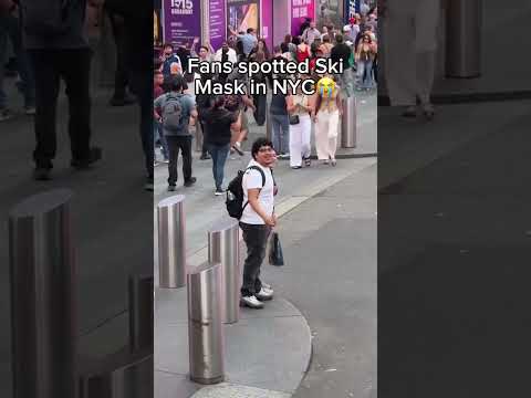 Ski Mask The Slump God Spotted Recording Catch Me Outside 2 Music Video In NYC #skimasktheslumpgod