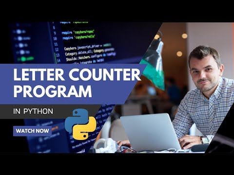 Python Mini Project Letter Counter Program
