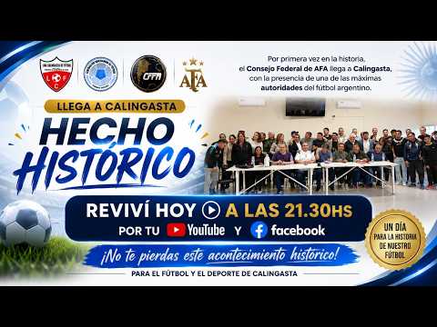 " MIRADA PUBLICA " REVIVI LA REUNION DE CLUBES DE CALINGASTA CON EL CONSEJO FEDERAL DE AFA